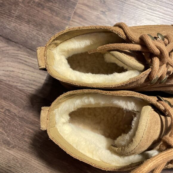 Ugg Bethany Classic Slim Ankle Cut Brown Comfort Boots Shoes Women's Size 7.5 - Picture 5 of 16